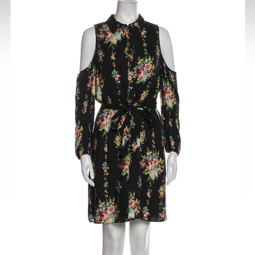 Alice + Olivia Floral Print Knee-Length Dress